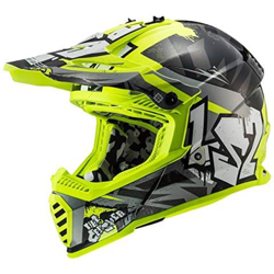 404373412m Casco Motocross Mx437 Veloce Evo Frantoio, Unisex, Nero Opaco / Giallo Fluo, M (57/58) en oferta