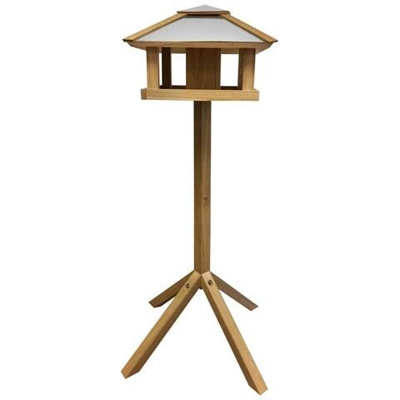 Tavolo Per Uccelli Tetto Quadrato In Acciaio Fb433