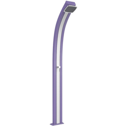 Doccia calda Spring Viola con Banda Inox cm 26x12x224 ARKEMA DESIGN - prodotto made in Italy CV-A100/4005-I precio