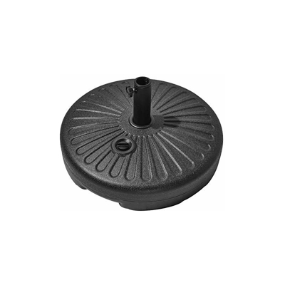 Gartenfreude 4950-1001 - Supporto per ombrellone, Colore: Nero