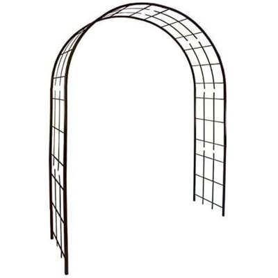 Louis 3006-Arco per Piante Rampicanti, in Metallo, in Ferro Anticato, 180 X 50 X 250 Cm