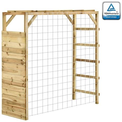 Struttura Di Arrampicata Con Goal 170x60x170cm Pino Impregnato