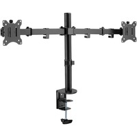 Porta monitor universale doppio con fissaggio a incastro, Monitor mount