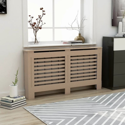 Copertura per Radiatore 152x19x81 cm in MDF - Marrone - Youthup