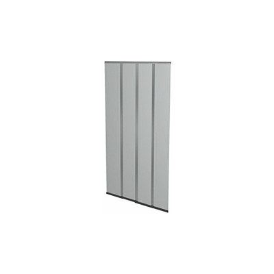 Windhager zanzariera Plus Tenda Porta, Tendina a lamelle accorciabile singolarmente, 100 x 220 cm, Antracite, 03793