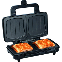 Piastra Elettrica Sandwich Toast 900W Acciaio Bistecchiera Grill Antiaderente precio