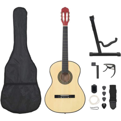 vidaXL Set Chitarra Classica per Principianti 12 pz 4/4 39" en oferta