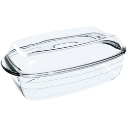 Bighouse It - CASSERUOLA VETRO RETTANG. CON COPERCHIO LT.4,5 OCU en oferta