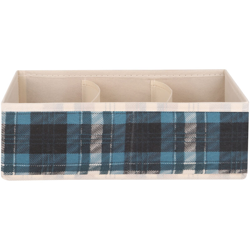 Organizer 3 scomparti 31x16x10 cm Cordonetto Blu blu precio