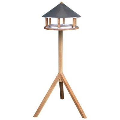 Tavolo Per Uccelli Tetto Triangolare In Zinco Fb431