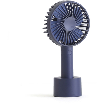 Mini ventilatore portatile ricaricabile USB - colore blu