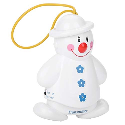 Rilevatore di pianto per neonati wireless pupazzo di neve, adorabile, allarme per pianto infantile, baby monitor, trasmettitore + ricevitore, rilevato