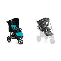 Hauck Rapid Passeggino 3 Ruote Reclinabile, Piegatura Compatta, per Bambini dalla nascita fino a 15 + Hauck 550018 Parapioggia per Shopper/Buggy/3 Rad en oferta