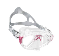 Cressi Nano, Maschera Subacquea Professionale Donna, Trasparente Crystal/Rosa características