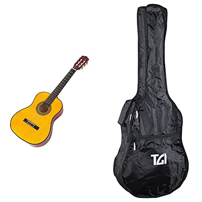 Musica Classica Alley Bambini Chitarra Chitarra Acustica E Chitarra Junior & Tgi - Custodia Imbottita Per Chitarra Classica 1/2