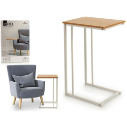 Tavolo aggiuntivo Metallo Legno di pino (30 x 60 x 40 cm) en oferta