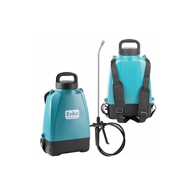 EVIKA - Spruzzatore a pressione a batteria, 8 litri, per diserbante di erbacce elettrico, batteria agli ioni di litio da 10,8 V, pompa a spruzzo da