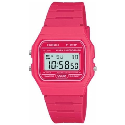 F-91WC-4AEF Orologio da polso Unisex Elettronico Rosa orologio