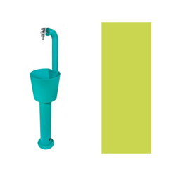 Fontanella 116x25x29 cm - BEL FER 42/ARC in 8 colori - Verde Acido características