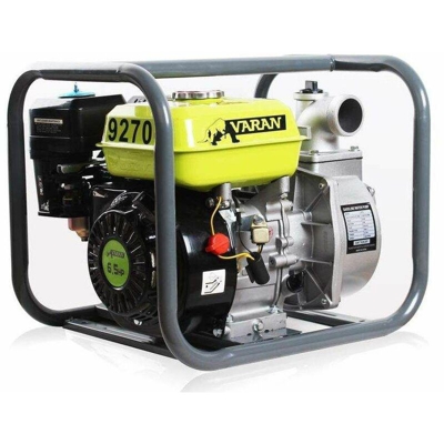 Varan Motors - 92700 Pompa acqua termale 2'' 36m³/h 6,5HP pompa motore a benzina - Grigio