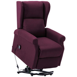 Poltrona Alzapersona Viola In Tessuto en oferta