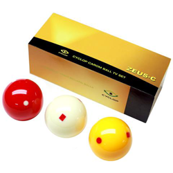 Sfere Di Gioco Cycll Cyclop Carom Zeus Tornament Tv Set 61.5mm Set 3 Palle en oferta