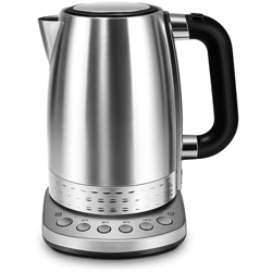 Bollitore elettrico da 1,7 litri, bollitore intelligente per te e caffe, controllo della temperatura, funzione di mantenimento in caldo, protezione en oferta