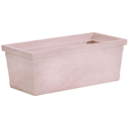 Fioriera Liscia Cm 100 Bianca in Polimero Monacis - 100X47X38 H precio