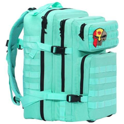 Molle Militare, Zaino Tattico Dell' esercito Da Viaggio Da Uomo, Zaino Impermeabile Da Viaggio, Borsa Da Viaggio [ velcro Blu Punitore] precio