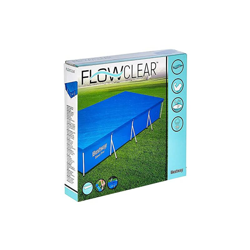 Bestway 58107 Telo di Copertura per Piscina Fuori Terra Rettangolare da 400 x 211 x 81 cm precio