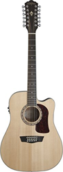 Washburn HD10SCE12 Heritage 10 Series - Chitarra acustica Cutaway 12 corde, naturale características