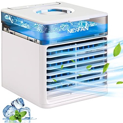 Air Cooler Condizionatore D'aria Portatile con Mini Dispositivo di Raffreddamento a Luce LED per Tavolo da Ufficio All'aperto (#1)