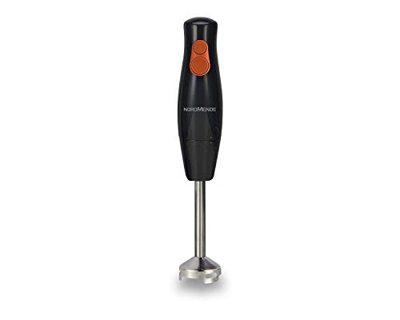 Nordmende HMX200 Mixer Immersione, 2 Velocità, Gambo Removibile in Acciaio Inossidabile, 300 W, Nero