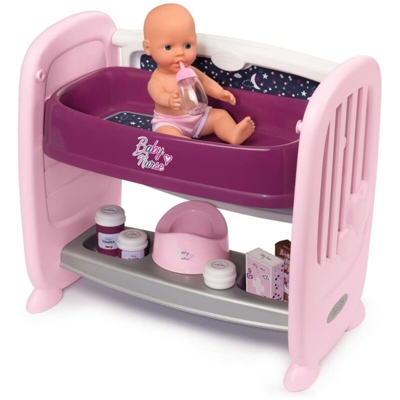 Lgvshopping - Baby Nurse Nursery Next to Me Culla e Fasciatoio per Bambole fino a 42 cm