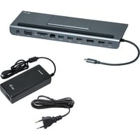 Metal C31FLATPLUS112W replicatore di porte e docking station per notebook Cablato USB 3.2 Gen 1 (3.1 Gen 1) Type-C Grigio precio