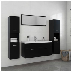 Set Mobili Da Bagno Nero In Truciolato características