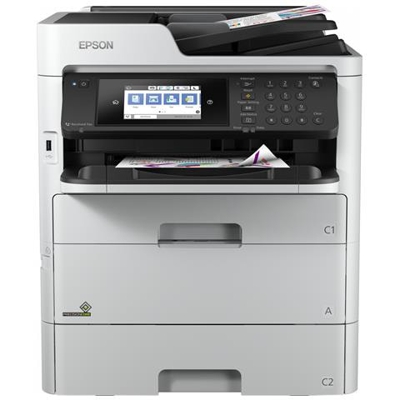 Stampante Multifunzione WorkForce Pro WF-C579RD2TWF Inkjet a Colori Stampa Copia Scansione Fax A4 24 Ppm Wi-Fi USB Ethernet