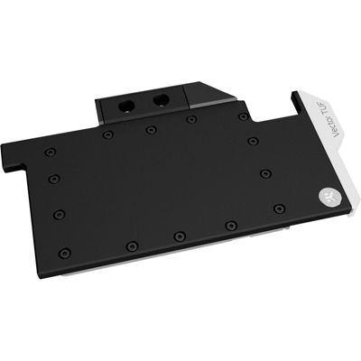 3831109832615 ventola per PC Scheda grafica Piastra posteriore Nero, Metallico, Raffreddamento ad acqua