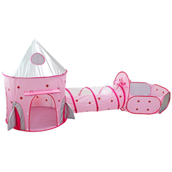 Tenda da gioco portatile per interni ed esterni per bambini + Tunnel strisciante 3 in 1 Set Tenda House en oferta
