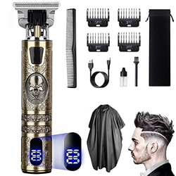 Tagliacapelli Uomo Professionale,Taglia Capelli per Uomo Professionale,Trimmer,Macchinetta Tagliacapelli Uomo Elettrico con Led Prompt Light,Rasoio Ca precio