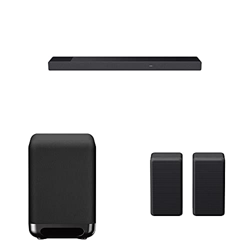 Sony HT-A7000 - Soundbar TV Bluetooth a 7.1.2 Canali + Sony SA-SW5 - Subwoofer Premium per Soundbar HT-A7000, 300W (Nero) + Sony SA-RS3S - Speaker pos características