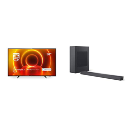 Philips TV Ambilight 58PUS7805/12 58" 4K UHD LED, HDR10+, Dolby Vision, Dolby Atmos, Smart TV, Nero + B6305/10 Soundbar Altoparlante Bluetooth Subwoof en oferta
