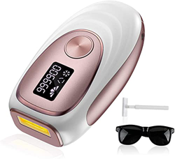 Epilatore Luce Pulsata di Ghiaccio, IPL Epilazione Laser peli Donna Uomo con 999.900 Flash, Dispositivo di Depilazione Definitiva Indolore per Viso e  precio
