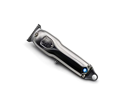 TRU BARBER - EVO - Tosatrice barba Professionale Trimmer per finiture e ritocchi professionali Lama a T, Trimmer professionale EVO MOTORE ROTATIVO DC