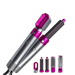 DOKIAUTO 5 in 1 Arricciacapelli Elettrico con Temperatura Regolabile 4-6,3 Pollici Canna Intercambiabili in Ceramica Ferro Bigodino Capelli Pettini &  características