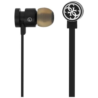 Cuffie Auricolari Bluetooth Wireless Guess Neri Funzione Vivavoce