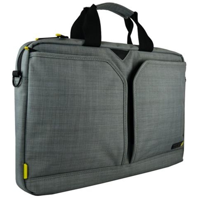BORSA NB TECH AIR EVO 15.6'' TAEVA002 tracolla regolabile e removibile, 2 tasche anteriori e 1 posteriore con cerniera, GRIGIO