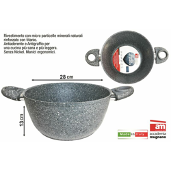 Casseruola Cuore Di Pietra Cm.28 2 Manici en oferta