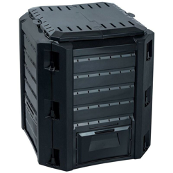 Contenitore di compostaggio nero da 380 litri características