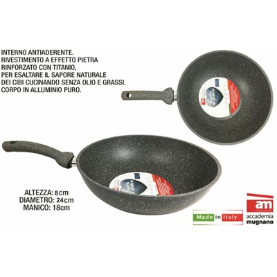 Padella Cuore Di Pietra Cm.24 Saltapasta